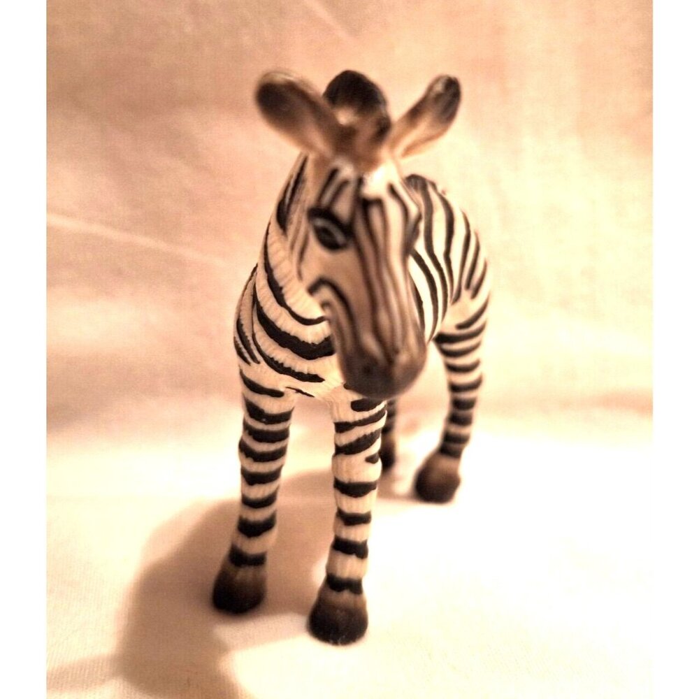 Schleich 3" Zebra Foal 1998 Baby Figure Zoo Wildlife Vintage 90s - Picture 8 of 8